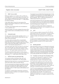 SAA7105E/V1/G Datasheet Page 12