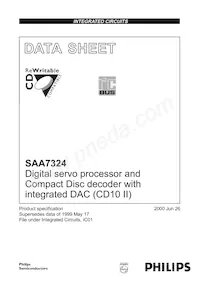 SAA7324H/M2B Datasheet Cover
