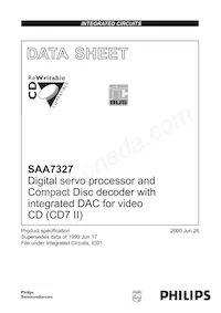 SAA7327H/T/M2B Datasheet Cover