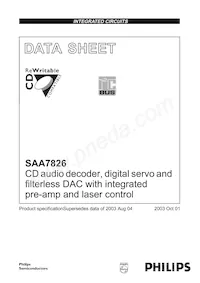SAA7826HL/M1A Datasheet Cover