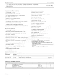SC26C562C1A Datasheet Page 3