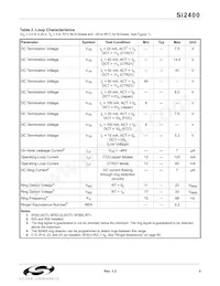 SI2400-BS Datasheet Page 5