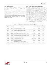 SI2401-FS Datasheet Pagina 23