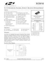 SI3016-BS Datasheet Copertura
