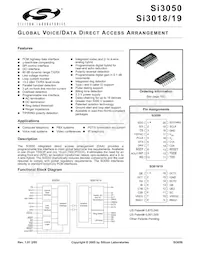 SI3050-D-FT Datasheet Cover