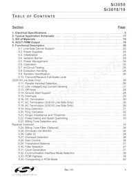 SI3050-D-FT Datasheet Pagina 3