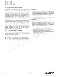 SI3050-D-FT Datasheet Page 20