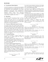 SI5100-F-BC Datasheet Page 14