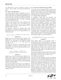 SI5110-H-BL Datasheet Page 14