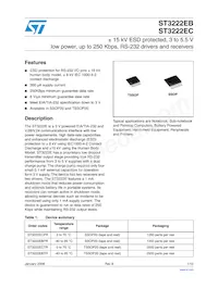 ST3222ECDR Datasheet Cover