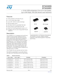 ST3232EBPR Datasheet Cover