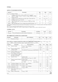 ST8004CDR Datasheet Page 4