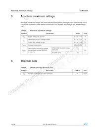 STA1102RUTR Datasheet Page 10