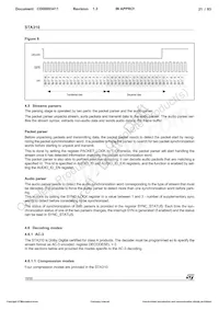 STA310 Datasheet Page 21