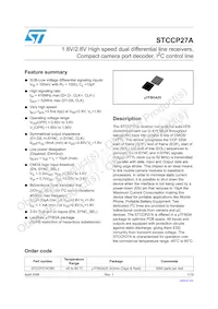 STCCP27ATBR Datenblatt Cover