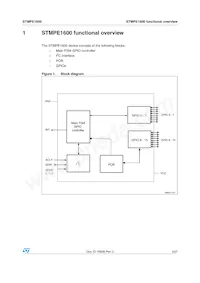 STMPE1600QTR Datasheet Page 3