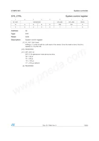 STMPE1801BJR Datasheet Page 19