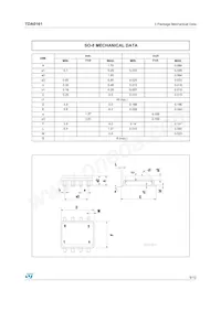 TDA0161FPT Datasheet Page 9