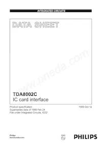 TDA8002CT/C/C1數據表 封面