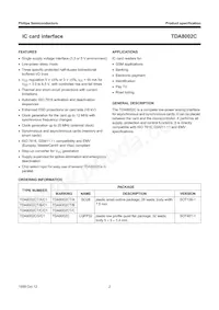 TDA8002CT/C/C1 Datenblatt Seite 2