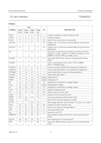 TDA8002CT/C/C1 Datasheet Page 5