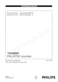 TDA8501/N1數據表 封面