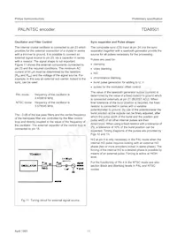 TDA8501/N1數據表 頁面 11