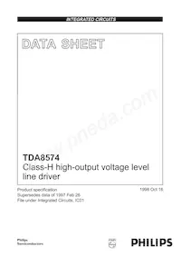 TDA8574T/N1數據表 封面