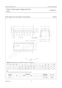 TDA8574T/N1 Datasheet Page 12