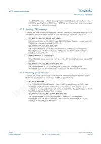 TDA9950TT/C3 Datasheet Pagina 14