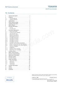 TDA9950TT/C3 Datasheet Pagina 22