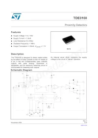 TDE0160FPT Datasheet Cover