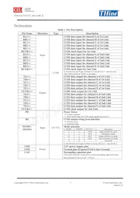 THC63LVD1027 Datasheet Pagina 3