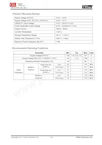 THC63LVD827 Datasheet Page 5