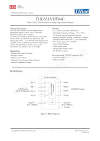 THC63LVDF84C-B Datasheet Copertura