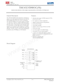 THC63LVDM83C-5S-B Datasheet Copertura