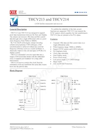THCV214-5T Datasheet Copertura