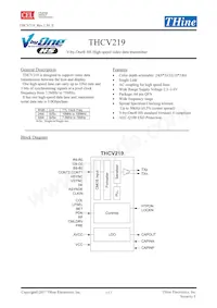 THCV219-B Datenblatt Cover