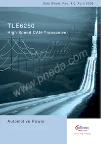 TLE6250PG數據表 封面