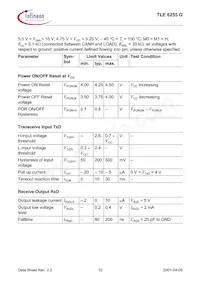 TLE6255GNTMA1 Datasheet Page 10