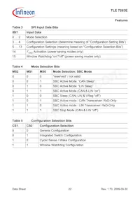 TLE7263E Datasheet Page 22