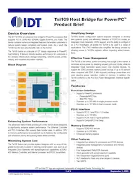 TSI109-200CL Datasheet Cover