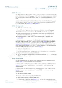 UJA1075TW/3V3/WD:1 Datasheet Page 9
