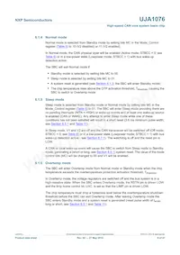 UJA1076TW/3V3/WD:1數據表 頁面 9