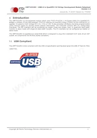 UMFT4222EV-B Datasheet Page 2