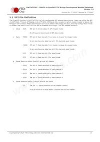 UMFT4222EV-B Datasheet Pagina 15