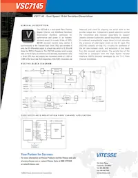 VSC7145RU-34/C數據表 頁面 2