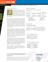 VSC7280VS-03 Datasheet Page 2