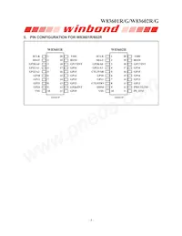 W83602G Datasheet Page 4