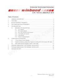 W83626G Datasheet Cover